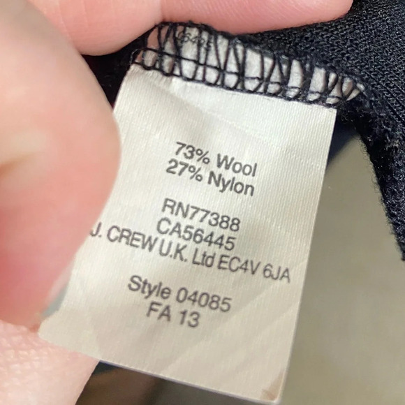 J Crew Classic Black Dress Size 4‎ Style 04085 - Picture 5 of 5